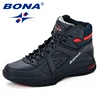 BONA Baskets Homme Men Basketball Shoes Cow Split Men Shoes Outdoor Flat High Top Sport Shoes Men Trainers Zapatillas Comfy ► Photo 3/6