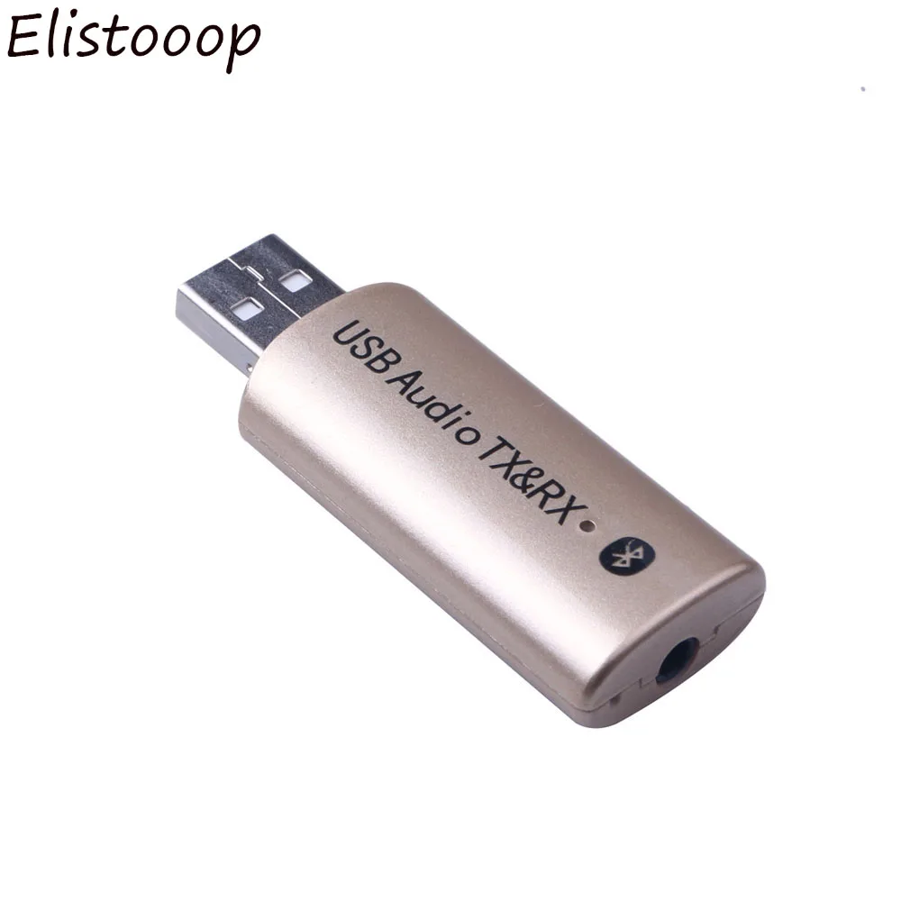 Elistooop беспроводной USB bluetooth передатчик приемник аудио 4 2 стерео 3 5 мм адаптер aux для