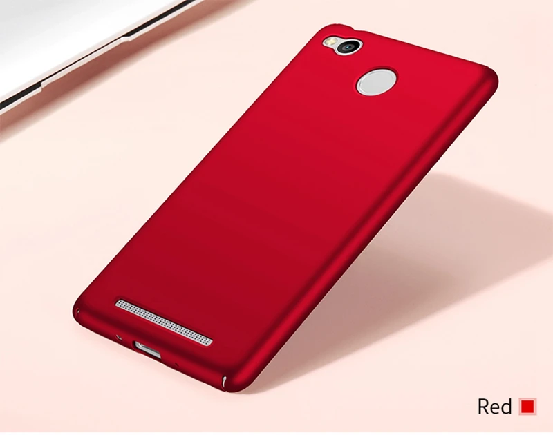 Чехол для Xiaomi Redmi 3 S 3Pro, жесткий пластиковый матовый чехол для телефона, чехол s для Redmi 3 Pro 3 S, цветная шелковистая задняя крышка Fundas