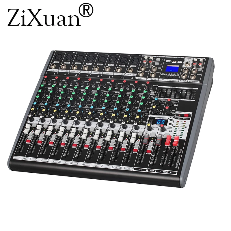 Pro mixer audio console Music dj Studio 12