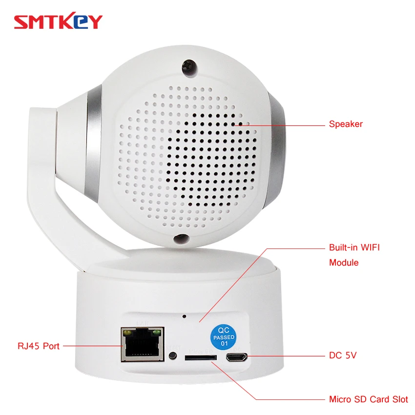 SMTKEY HD 1080 P wifi ip камера 360 градусов панорамная Регулируемая IP беспроводной детский