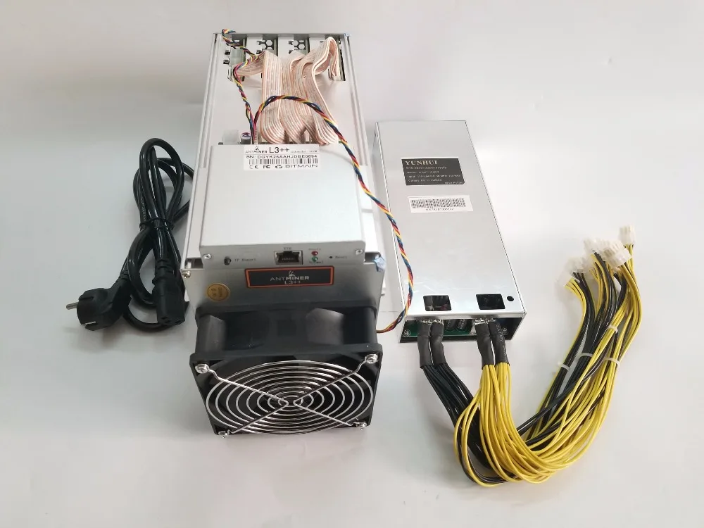 Bitmain новейший ANTMINER L3++ 580M(с БП) Scrypt Miner LTC Mining Machine лучше, чем ANTMINER L3 L3