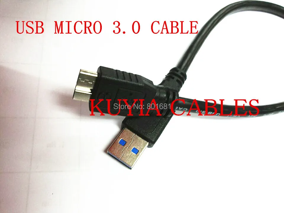 New high quality USB 3.0 cable 35CM /1Ft AM to Micro B Cables AM MICRO