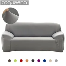 Coqueena™ эластичный чехол для дивана двухместный диван трехместный диван Чехол на угловой своими руками, 1 шт