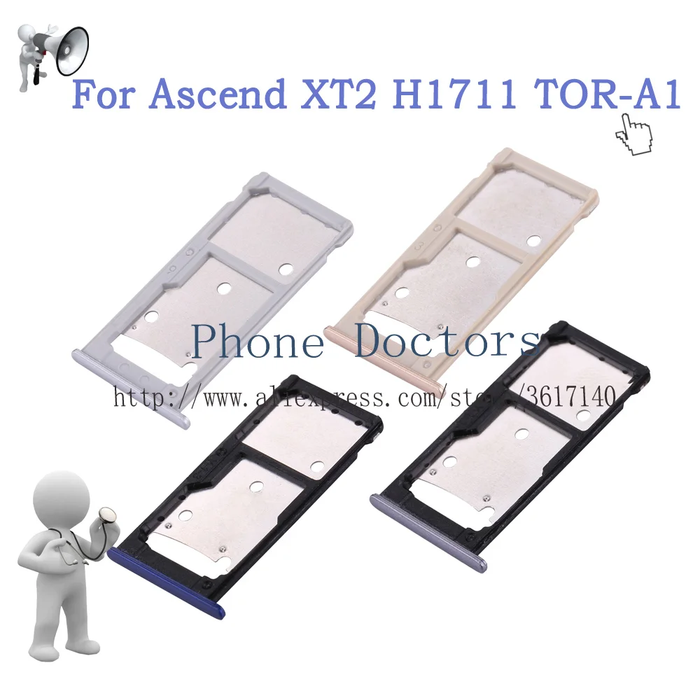

For Huawei Ascend XT2 H1711 TOR-A1 Sim Card Tray Micro SD Card Holder Slot Adapter Parts Sim Card Adapter Tracking Number