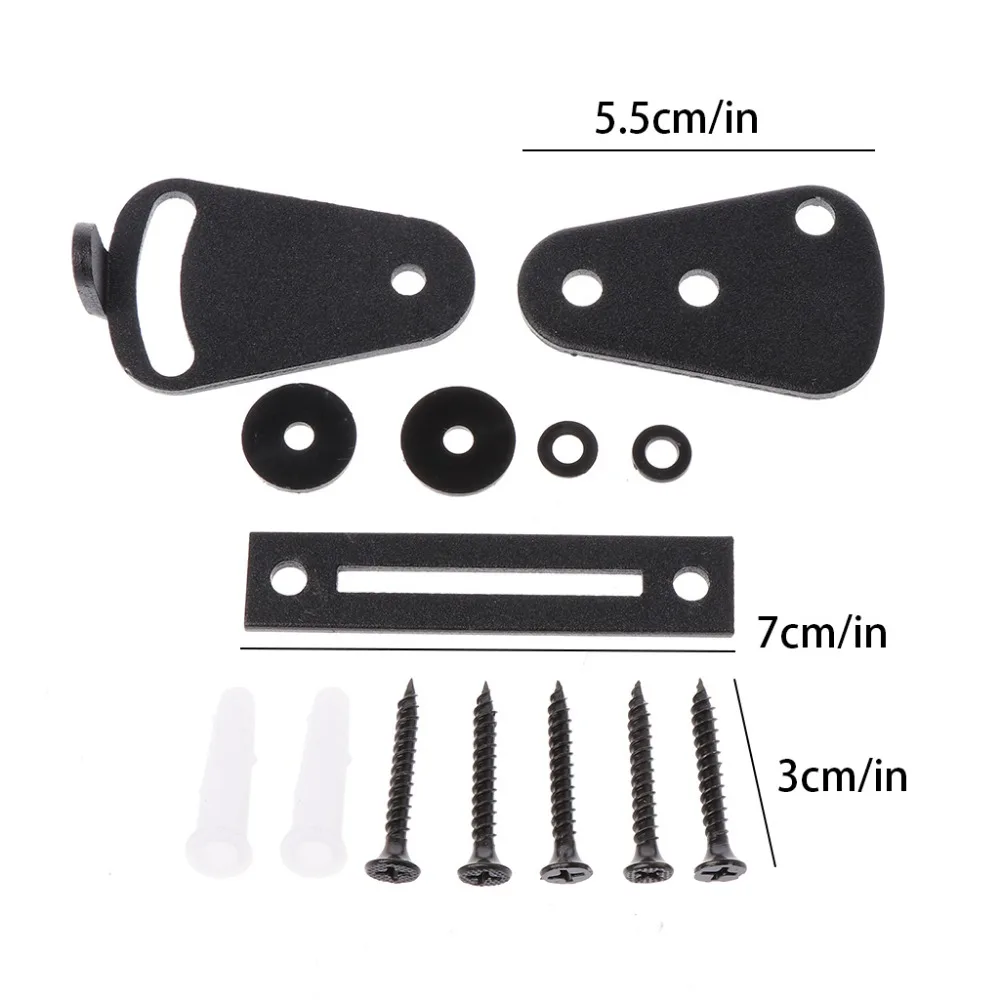 

Portable Carbon Steel Door Lock Sliding Barn Gate Latch Furniture Hardware N16 dropship