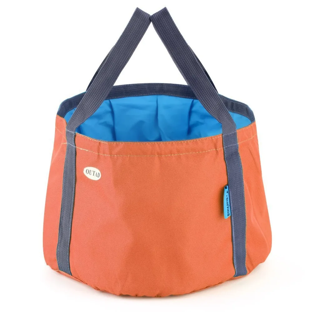 OUTAD Multi-funcional respetuoso con el medio ambiente Camping senderismo pesca portátil Camping cubo aplicable bolsa de cubo plegable OUTAD Multi-funcional respetuoso con el medio ambiente Camping senderismo pesca portátil Camping cubo aplicable bolsa de cubo plegable