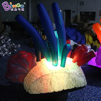

2019 HOT SALES 1.5x1.5mh inflatable lighting LED seaweed toy / ocean theme seaweed model light decoration customized