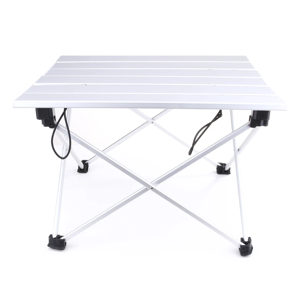 

Portable Camping Table Outdoor Golden Aluminium Alloy Foldable Folding Picnic Table Ultralight Mesa Plegable For Hiking Picnic