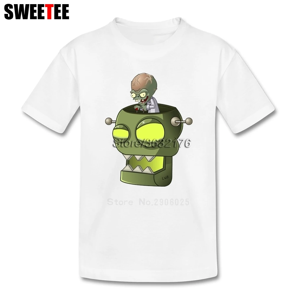 

Plants VS Zombies Boy Children Toddler Clothes T Shirt Infant Cotton Boy Girl 2018 T-shirt Round Neck Kid Tshirt