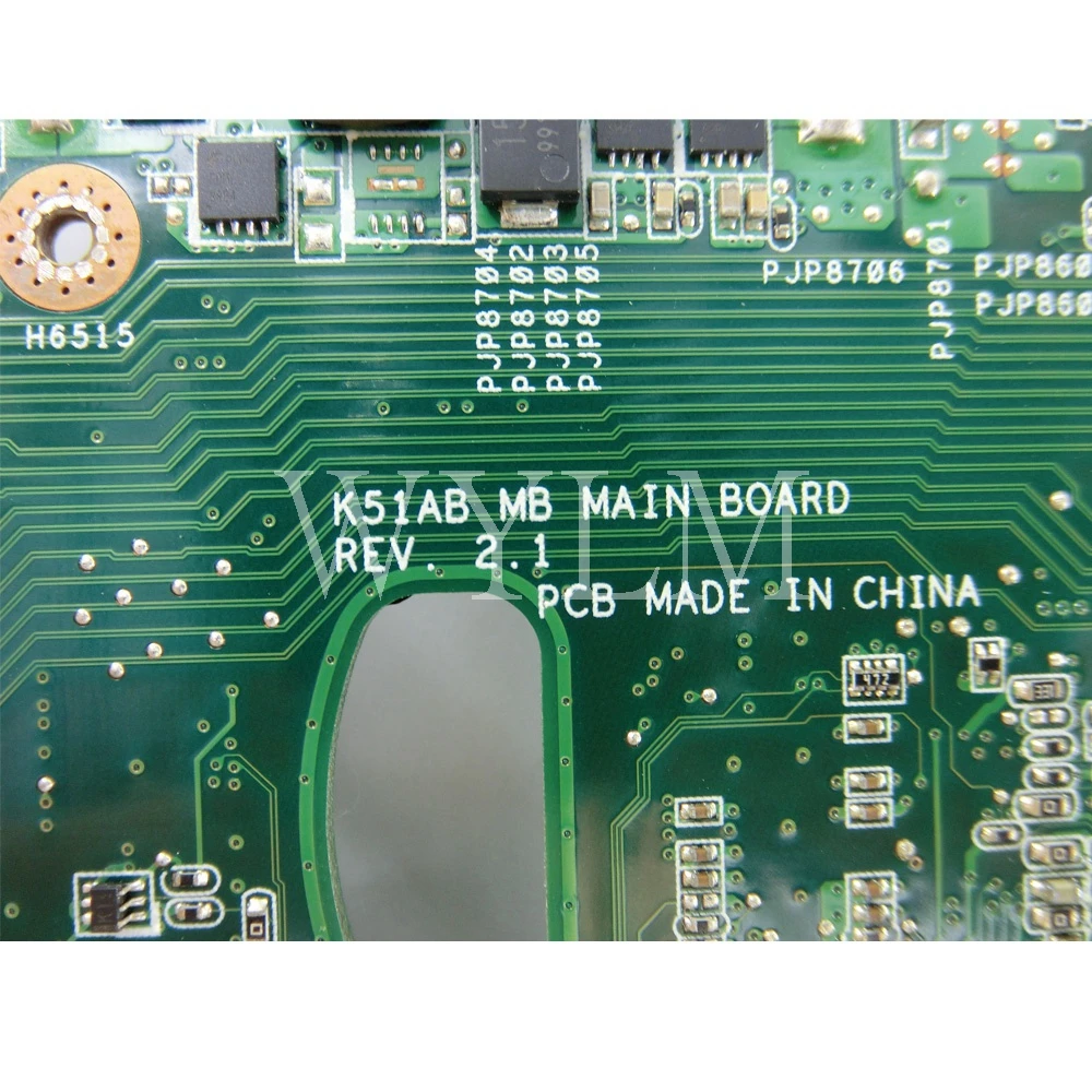 90% OFF  K51AC mainboard REV2.1/2.3 For ASUS K51AC K51AB K51AC K70AC X7AC X7AE K70AE K51AE Laptop motherboar