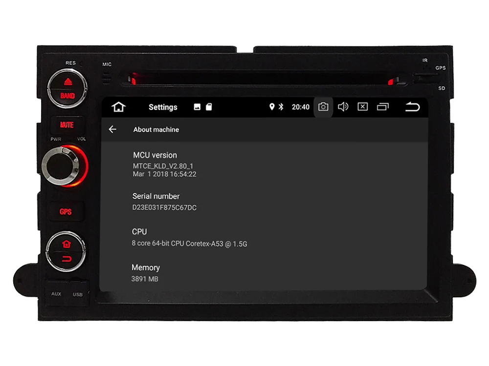 Best KLYDE 4G WIFI Android 8.0 7.1 Octa Core 4GB RAM+32GB Car DVD Player Radio For Ford Escape Explorer Mustang Freestyle Expedition 4