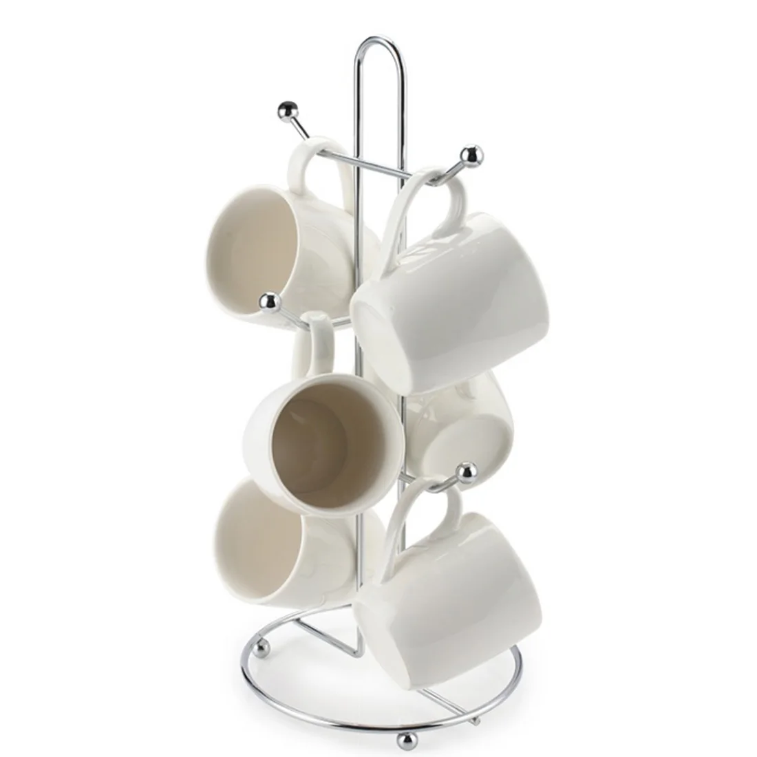 Creative Mug Coffee Cups Drying Storage Rack Holder Land Type Wine