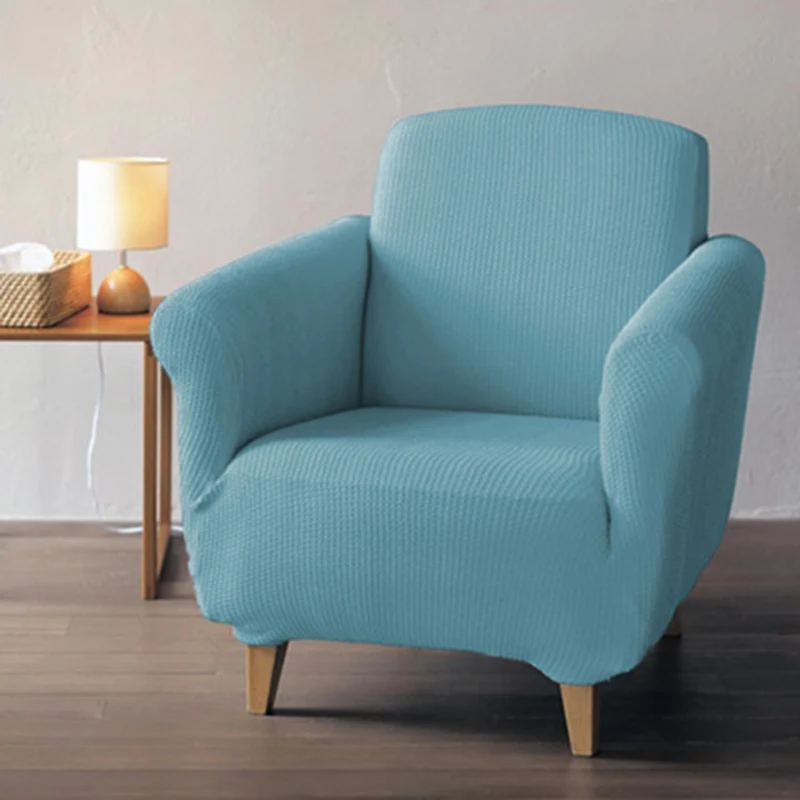 Подгоняемый гибкий эластичный чехол для дивана, все включено, Королевский l-образный эластичный чехол для дивана - Цвет: Sky blue