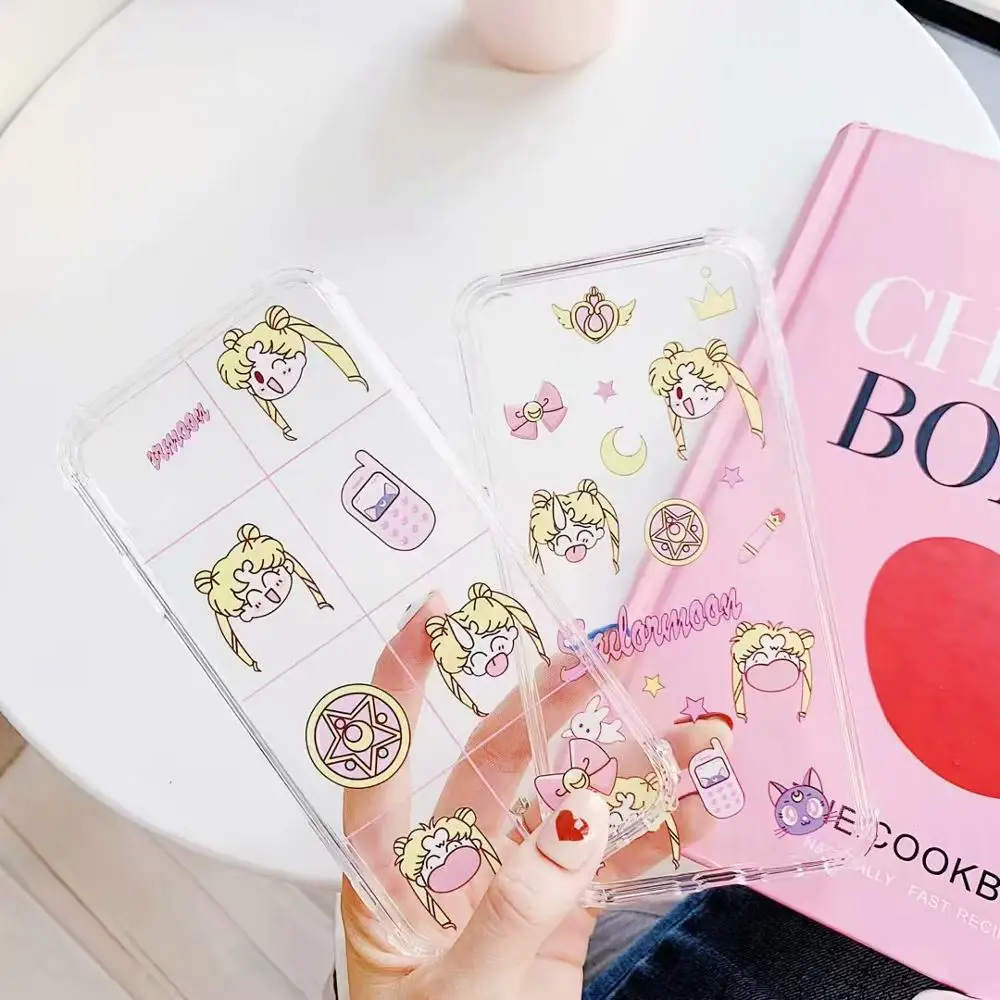 Cartoon Funny Girl Soft TPU Case For iPhone 11 Pro X XS MAX XR 8 7 6 6s Plus Silicone Four Corners Anti-fall Cover Funda |