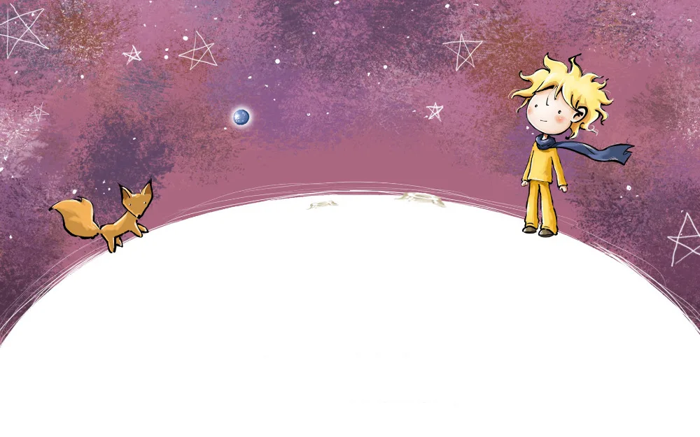 7 X5Ft 2 Style Little Prince Planet Emisfero Starry Night Sky Custom Photo Studio Sfondo Vinile 220Cm X 150Cm