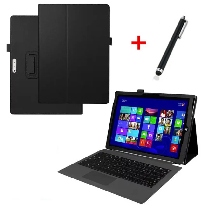 

For surface pro 4 2015 case, PU Leather Tablet Smart Cover for Microsoft Surface Pro 3 Pro 4 12.3'' Notebook protective Case