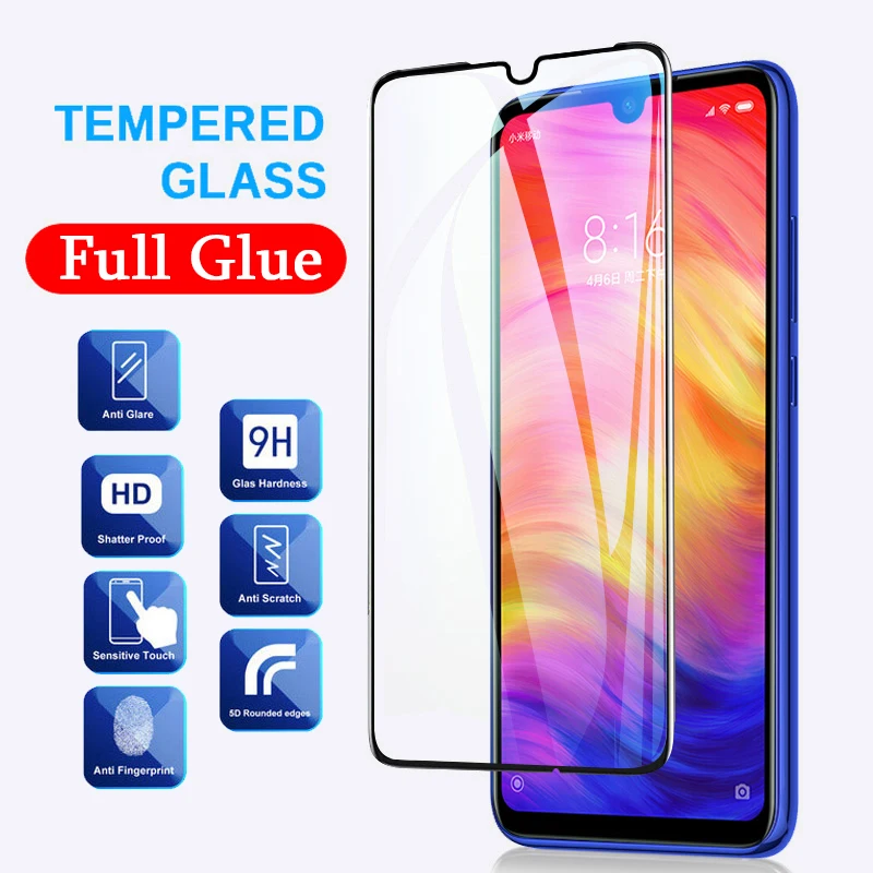 Полностью клея для Xiaomi Redmi 7 7a защитная пленка из закаленного стекла Red mi Pro Note