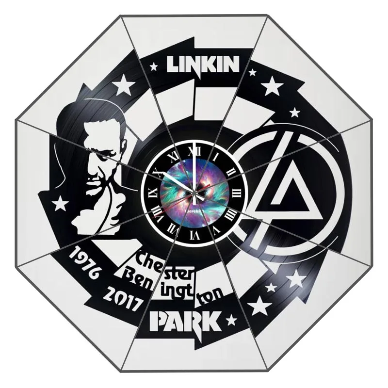 15 Хороший обычай Linkin Park Солнечный и Зонт от дождя Дизайн Портативный Мода Стильный Полезная Зонт подарок для вас - Цвет: 15