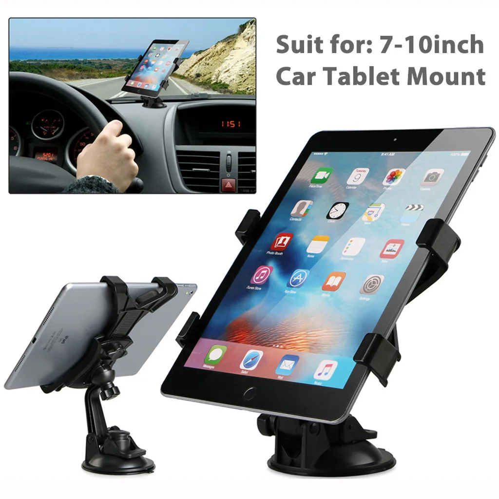 

CARPRIE Mounts & Holder 2019 new Hot Sale 360° 7-10inch Tablet Car Windshield Instrument Bracket Mount Holder for iPad GPS 9611