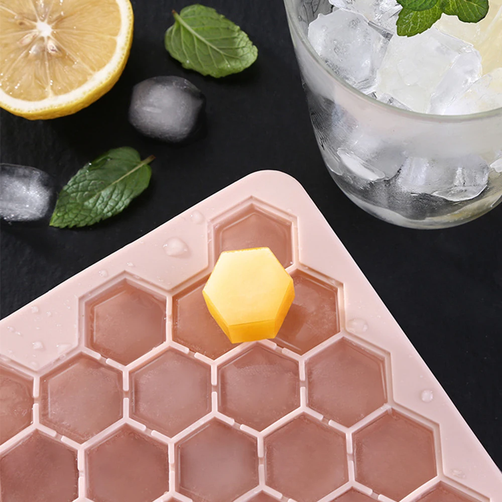 37 ячеистой формы мини Кубик Льда шестиугольник льда креативные DIY лоток для кубик