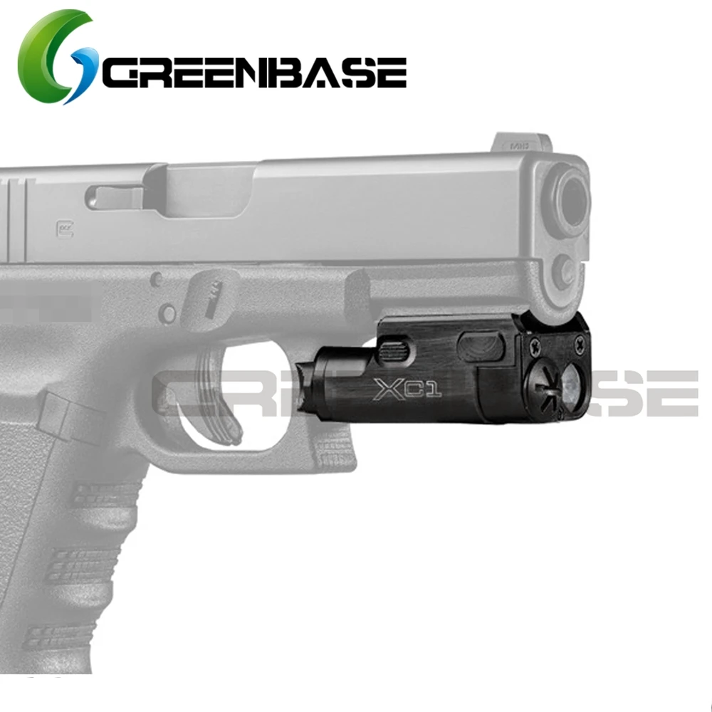 GreenBase Охота Фонарик XC1 LED Ультра Компактный Weaponlight SF СВЕТОДИОДНЫЙ Фонарик МИНИ Свет Для M92 Airsoft Пистолет Пистолет Свет лампа светодиодная оружие для страйкбола