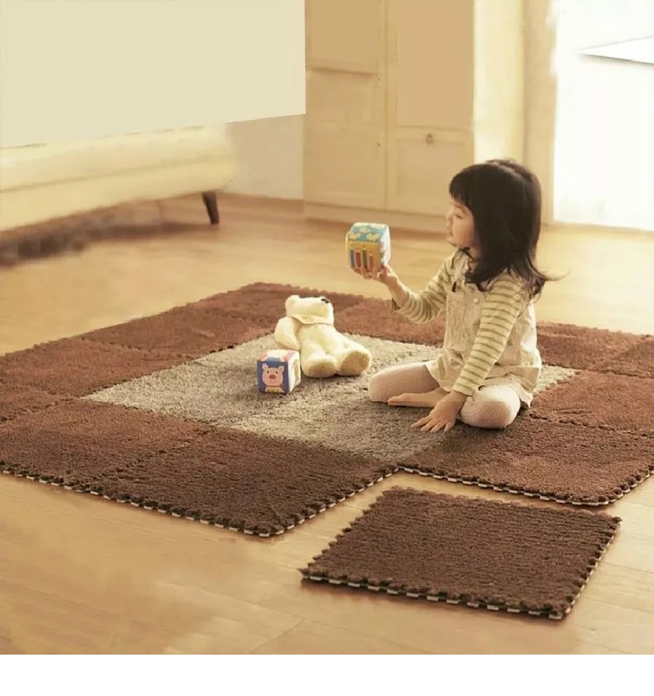 Esteira do Jogo do Bebê de Pelúcia para Crianças Lote Crianças Tapete Eva Foam Mat Desenvolvimento Puzzle Piso Macio Rastejando Jogo Playmat 10 Pçs - Mod. 254786 7 Jogo Do Bebê de Pelúcia Para Crianças