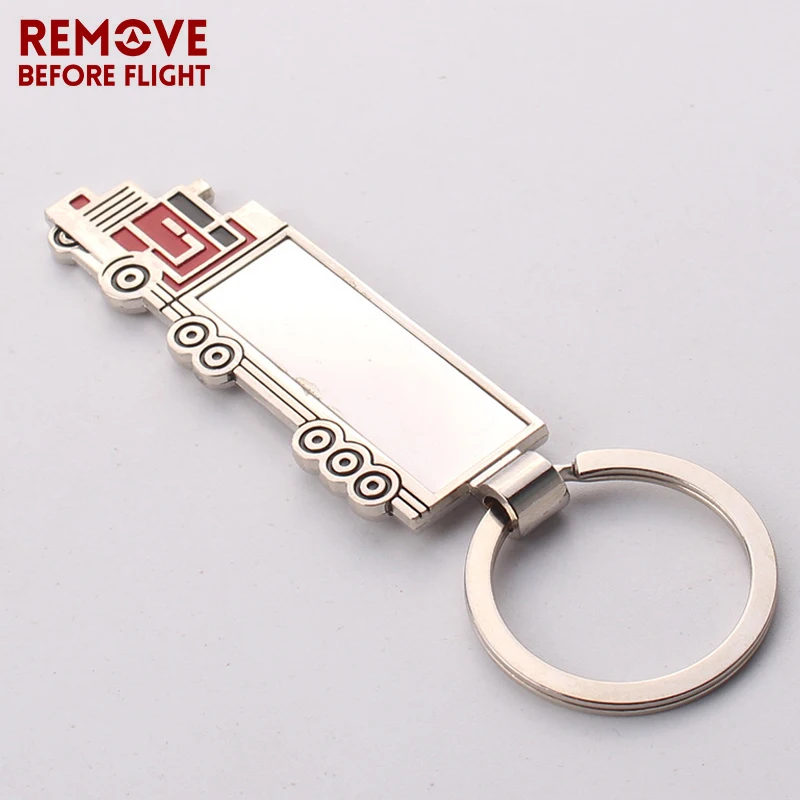 Wholesale Truck Model Car Keychains Mini Lorry Model Car Key Ring
