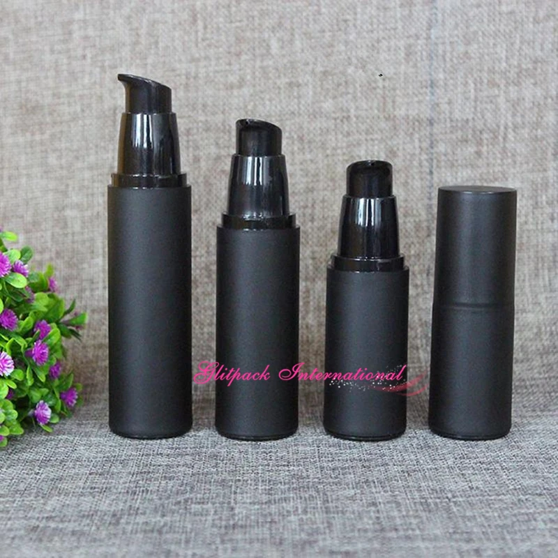 Download 20ml 30ml 40ml 50ml Empty all black frosted airless lotion ...