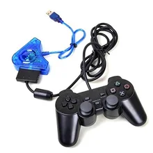 Joypad Кабель-адаптер ПК USB интерфейс два порта игровой контроллер драйвер клавиатуры прочный домашний электрический конвертер для PS1 PS2 PSX