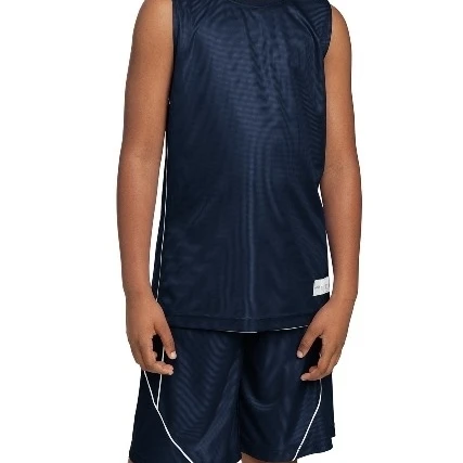Sport-Tek YT555 Youth Posi Charge Mesh Reversible Sleeveless Tees True Navy - Extra Small (1)