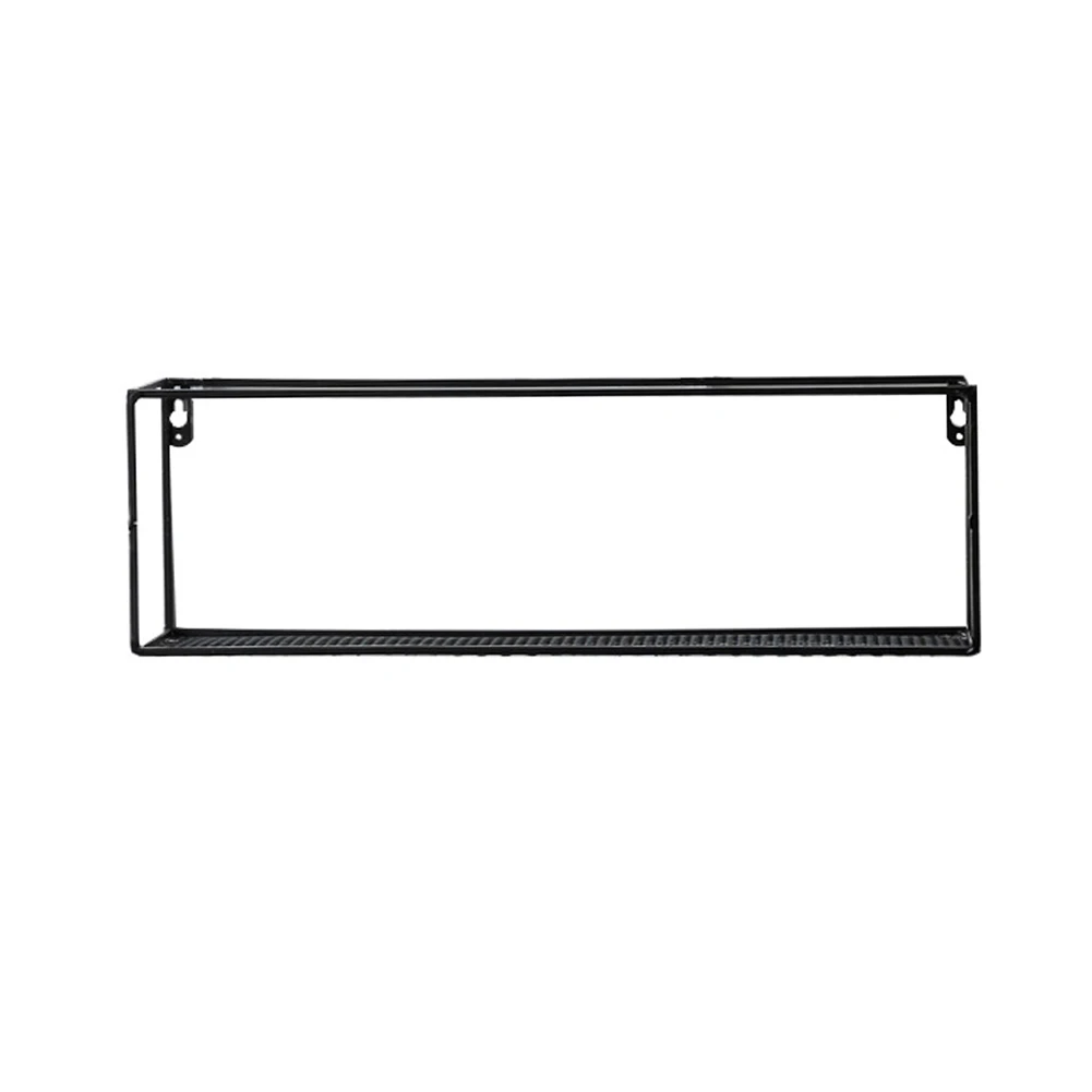 سلة الصحف الحائط المطاوع الحديد مستطيل الشمال نمط مجلة الكتب المدمجة ديكور المنزل شنقا تخزين الرف الرف