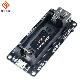 

16340 Micro USB Power Bank Battery Charger Module 3.3V 5V Dual Output Rechargeable Battery Holder Lithium Battery Charging Board