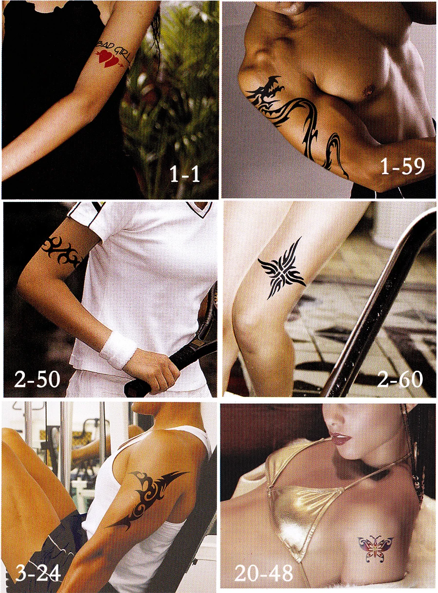 Оптовая продажа 3 книги Временная Аэрограф шаблон для татуировок временная татуировка трафаретная наклейка всего 26 книг (2223 дизайнов)