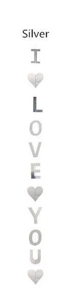 Banner-ILY-Silver Блестящая фоторамка просто женатый баннер Marry Me украшение для свадьбы бракосочетания флаг для конфетти свадебные принадлежности - Цвет: Banner-ILY-Silver