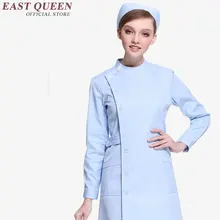 Больничная медсестер медицинская одежда униформа для медсестер белая форма медсестры Дизайн дизайн медицинские халаты KK168