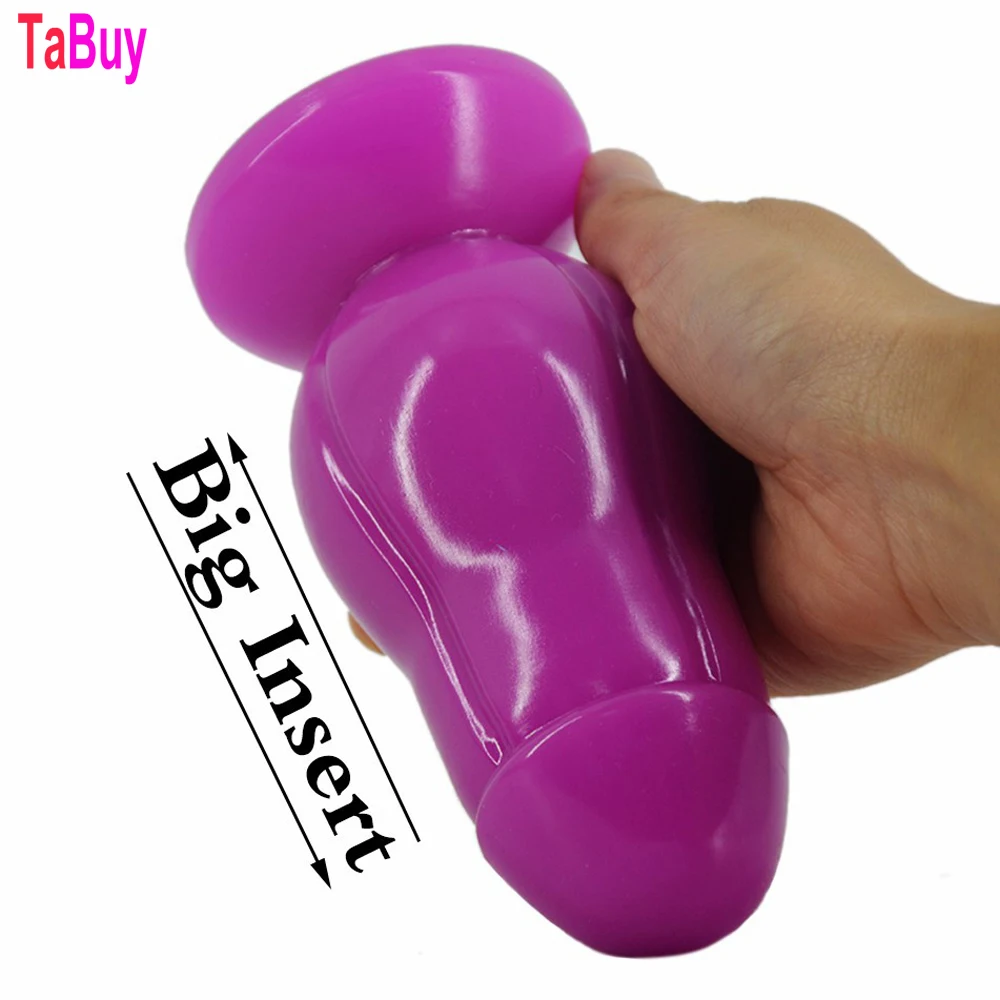Huge Anal Butt Plug Anal Trainer Dildo Prostate Massage
