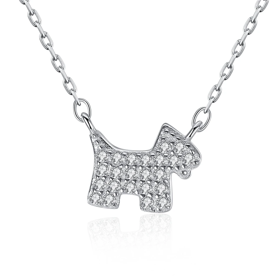100 925 Sterling Silver Lovely Pet Dog Pendant Fashion Jewelry AAA
