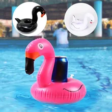 Новые летние мини-Бутылочки для напитков, плавающие плавательные кольца для пляжа, воды, бассейна, вечерние игрушки, плавающие стаканчики для напитков, надувные подставки для бассейна, Лебедь