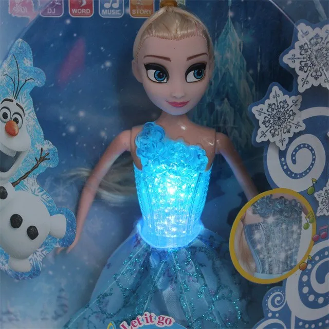 В наличии Эльза куклы игрушки с музыкой Let it go And Glow у нас есть видео на Youtube детская