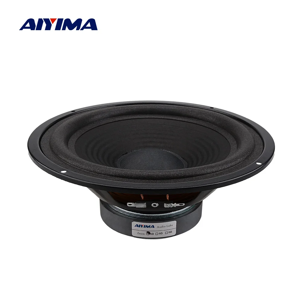 

AIYIMA 8 Inch Woofer Subwoofer Speaker 4 Ohm 150W DIY Music Sound Speakers Column Loudspeaker For Sound System