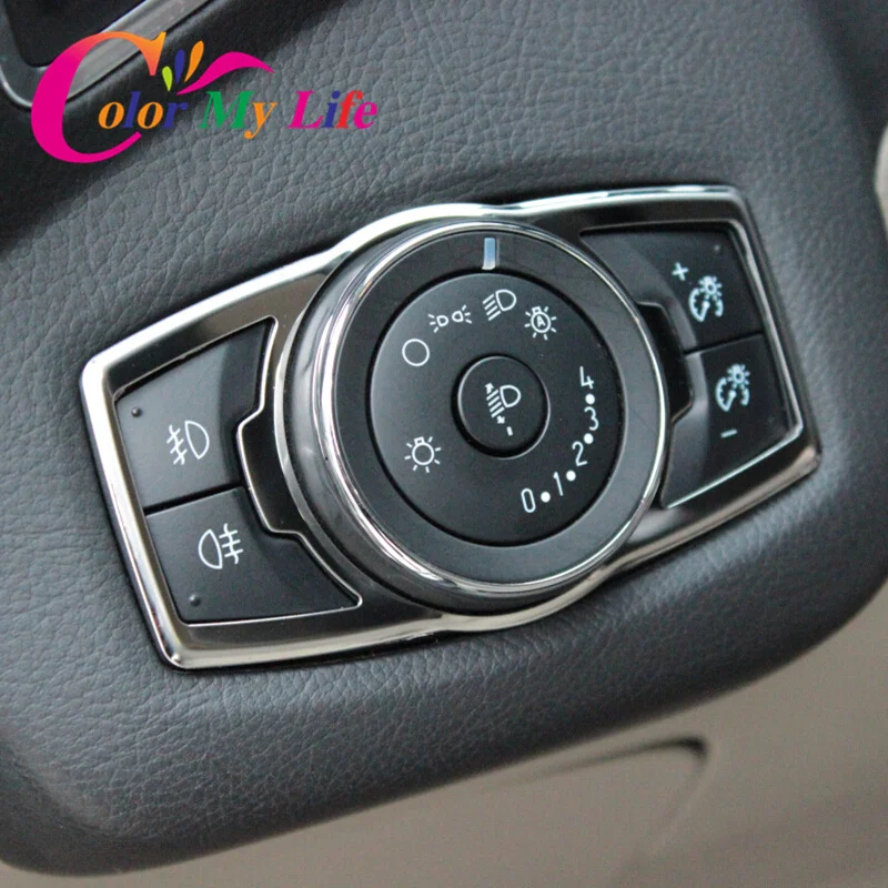 Color My Life Stainless Steel Headlight Switch Sequins Cover Sticker Color My Life Stainless Steel Headlight Switch Sequins Cover Sticker For Ford Focus 3 4 Mk3 Mk4 Kuga Escape Everest Accessories On Aliexpress Alibaba