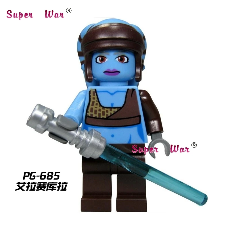 

Single Sale superhero marvel Aayla Secura SW284 building blocks action sets model bricks toys for children
