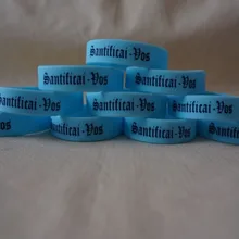 Скидка! Индивидуальный любой цветной силиконовый браслет, рекламный подарок, силиконовый браслет, печатный логотип силиконовый браслет 100 шт/партия