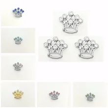 100 шт 8 мм Корона горка Подвески подходят для домашних животных блелок для собаки и кошки ошейник браслет