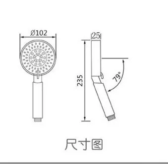 Пять многофункциональных ручных душевых соплов для душа guangyu Islet Booster низкая стоимость прямых продаж