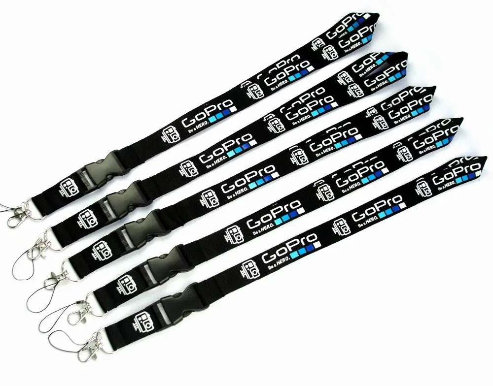 Для Gopro be a Hero фирменный логотип ID держатель для карт lanyards брелок для ключей офисная съемная пряжка улучшенная модель крюк ремень