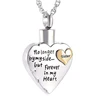 Fashion Cremation Jewelry Stainless Steel Heart Keepsake Ashes Necklace For Men Wowen or Pet Memorial Urn Pendant Necklace 3