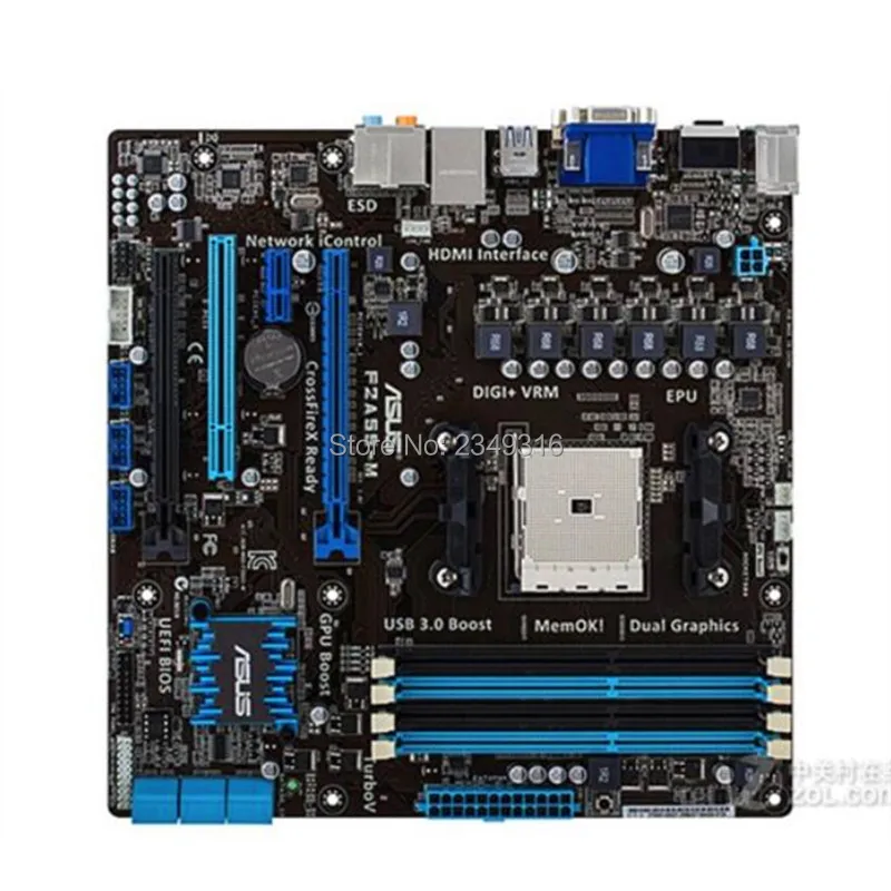 Для ASUS F2A55-M используется Оригинальное гнездо для материнской платы FM2 DDR3 A55 настольная материнская плата