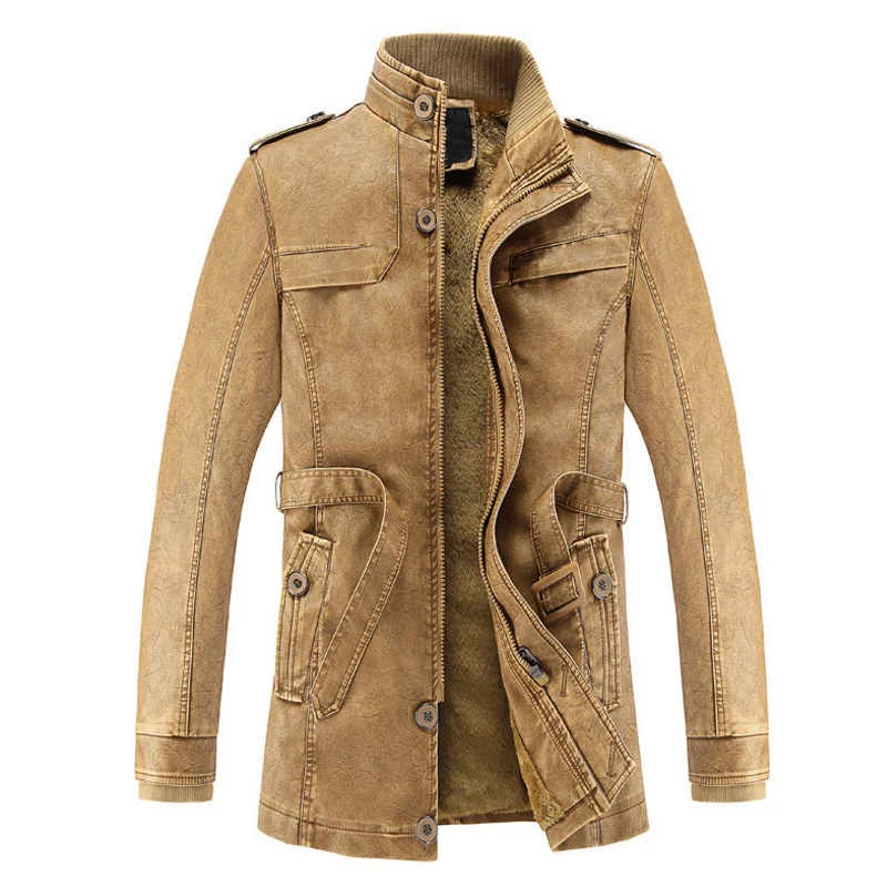 Winter-Men-s-PU-Leather-Jacket-Men-Slim-Warm-Washed-Leather-Jackets ...